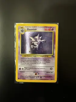 Haunter - 6/62 Fossil Unlimited Holo Rare Pokemon -NM - Image 1