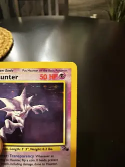 Haunter - 6/62 Fossil Unlimited Holo Rare Pokemon -NM - Image 5