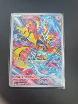 Pokemon Zeraora Sv07: Stellar Crown Illustration Rare Holo 151/142 HP120 Basic - Image 1
