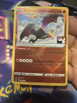 2023 POKEMON PLAY! POKEMON PRIZE PACK: SERIES 3 #020 RADIANT CHARIZARD NM - Image 2
