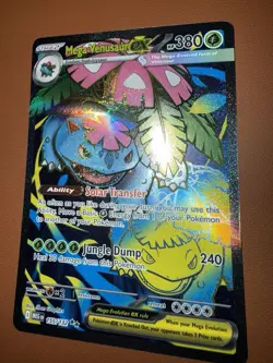 Pokemon TCG Mega Venusaur ex #155/132 ME01: Mega Evolution Ultra Rare Holo - Image 4