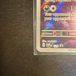 Pecharunt 129 BLACK STAR PROMO Scarlet & Violet Promo Pokemon NM - Image 5