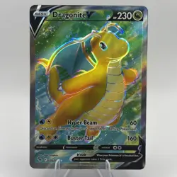 Dragonite V (Full Art) Ultra Rare Pokemon GO 076/078 NM - Image 1