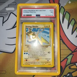 Pokemon Shining Raichu Neo Destiny Holo #111 Graded PSA 7 - Image 1