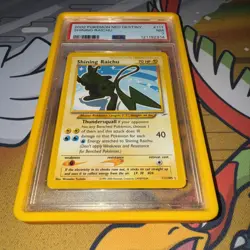 Pokemon Shining Raichu Neo Destiny Holo #111 Graded PSA 7 - Image 2