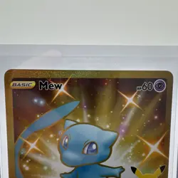 Pokemon Celebrations 25th Shiny Gold Mew 025/025 - Secret Rare Holo NM - Image 2