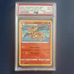 Pokemon Special Delivery Charizard SWSH075 Holo Black Star Promo PSA 9 - Image 1