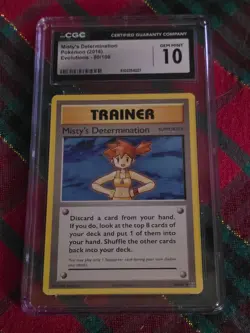 2016 Pokemon Misty's Determination 80/108 Evolutions CGC GEM MINT 10 - Image 1