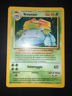 Carta Pokemon Venusaur 15/102 Set Base Holo ITA - Image 2