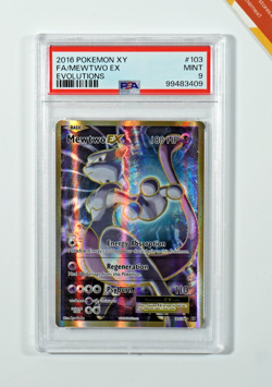 Pokemon PSA 9 Mewtwo EX #103 Full Art XY Evolutions 2016 Inglese - Image 1