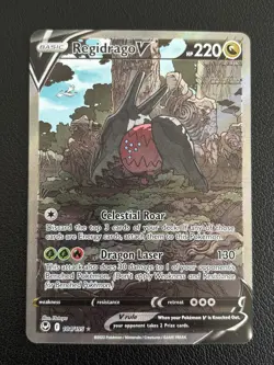 Regidrago V 184/195 Silver Tempest Ultra Rare Holo Pokemon TCG - Mint - Image 1