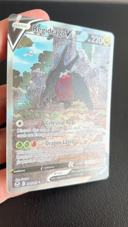 Regidrago V 184/195 Silver Tempest Ultra Rare Holo Pokemon TCG - Mint - Image 2