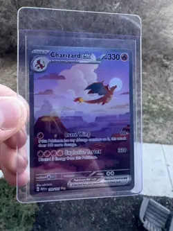 Pokemon TCG Charizard EX 199/165 Scarlet & Violet 151 English NM-M Condition - Image 2