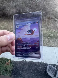 Pokemon TCG Charizard EX 199/165 Scarlet & Violet 151 English NM-M Condition - Image 3