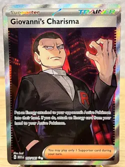 151 Giovanni's Charisma 197/165 Ultra Rare Pokemon NM/M - Image 1