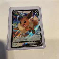 2023 Pokemon TCG: Crown Zenith Eevee V 108/159 Ultra Rare NM - Image 2