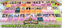 POKEMON TCG Trick or Trade Halloween 2023 Complete 30 Card Set W/ Holo Cards - Image 1