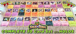 POKEMON TCG Trick or Trade Halloween 2023 Complete 30 Card Set W/ Holo Cards - Image 4
