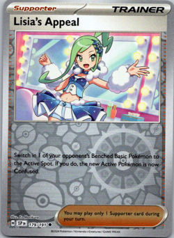 Lisia's Appeal 179/191 Surging Sparks Reverse Holo Pokemon TCG NM - Image 1