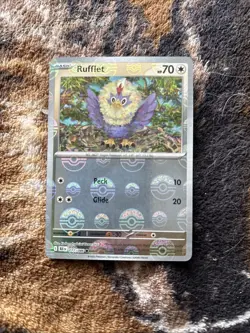 Rufflet 077/086 (Pokeball Pattern) Black Bolt Pokemon Card - Image 1
