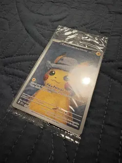 PIKACHU VAN GOGH WITH GREY FELT HAT SVP EN 085 PROMO POKEMON CARD-SEALED - Image 5