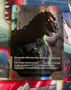 Godzilla, King of the Monsters EBP01-075+ SP Foil Godzilla Card Game - Image 1