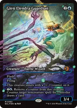Glen Elendra Guardian (0383) (Showcase) - 383 - ECL - NM - Foil - Image 1