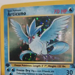 Pokemon Articuno 2/62 Fossil 1st Edition Holo Rare 70 HP (English) - Image 2