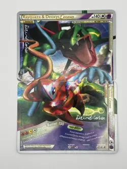 Rayquaza & Deoxys Legend 89/90 90/90 2011 Pokemon World Championships D Cohen LP - Image 1