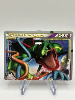 Rayquaza & Deoxys Legend 89/90 90/90 2011 Pokemon World Championships D Cohen LP - Image 2