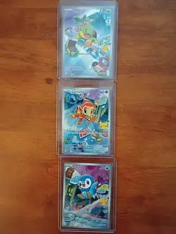 Pokemon TCG First Starters Illustration Collection Sinnoh Starters Promo - Image 1