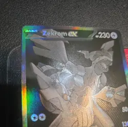 Zekrom EX 172/086 Pokemon Card Black Bolt SV11 English NEAR MINT - Image 2