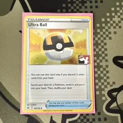 Ultra Ball 146/159 Play! Prize Pack Series 4 Promo Cosmos Holo Pokemon NM - Image 1
