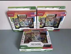 Pokemon TCG: First Partner Illustration Collection Series | 3 Available Sealed - Image 1
