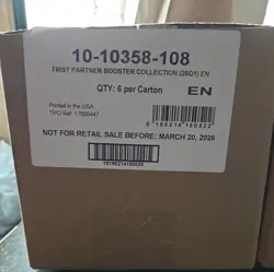 SEALED CASE! 6x Pokemon First Partner Series 1 Illustration Collection - Image 1