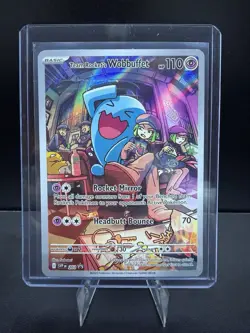 Pokemon Team Rockets Wobbufet English, Destined Rivals, ETB Promo, NM Condition - Image 1