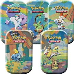 POKEMON TCG XY EVOLUTIONS GALAR PALS KANTO POWER K19 MINI TINS SET 2020 *SEALED* 820650807077 - Image 1