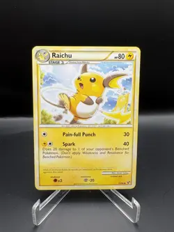 Pokemon TCG Raichu Undaunted 33/90 Regular NM - Image 1