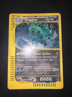 Carta Pokemon Tyranitar 29/165 Set Expedition Holo ITA - Image 1