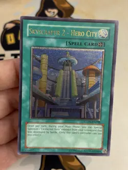 Skyscraper 2 - Hero City Ultimate Rare STON-EN048 Unlimited YuGiOh! LP EURO - Image 2