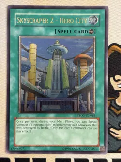 Skyscraper 2 - Hero City Ultimate Rare STON-EN048 Unlimited YuGiOh! LP EURO - Image 3