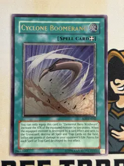 Cyclone Boomerang SOI-EN042 Unlimited Ultimate Rare YuGiOh! VLP EURO - Image 3
