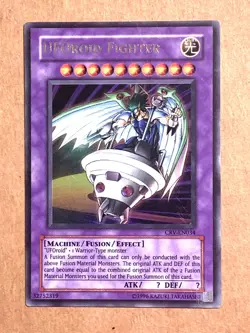yugioh Uforoid Fighter CRV-EN034 Unlimited Edition Ultra Rare Played - Image 1