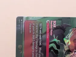 Lorcana Scar - Heartless Hunter Enchanted 14/P2 Store Championship NM Holo - Image 4