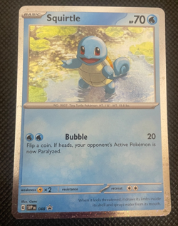 Bulbasaur Charmander Squirtle Poster Promos 3 Card Set Pokemon 151 TCG Promo - Image 2