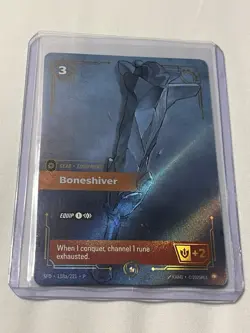 Boneshiver - Riftbound - SFD 118a/221- English - Bologna Regional Promo Card NM - Image 1