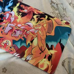 Charizard Rubber Playmat Play Mat Trading Card Game Tcg Desk Pad Mouse Mat - Image 2