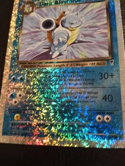 Dark Blastoise 4/110 2002 Pokemon Reverse Holo very good condition - Image 1