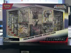 Pokemon TCG Prismatic Evolutions Premium Figure Collection Box Sealed - Image 1