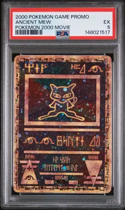 Pokemon Ancient Mew Promo Holo Pokemon 2000 Movie 2000 PSA EX 5 - Image 1